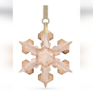 Swarovski annual ornament 2022 gold tone